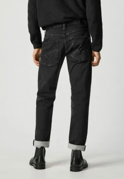 Pepe Jeans TRACK - Jean Droit - Blue Denim -Pepe Jeans Soldes Magasin 000ec02e402f4fc595cac6614ed0e692
