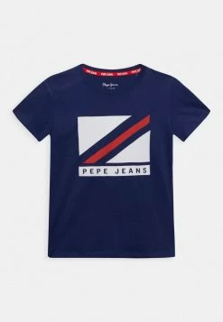 Pepe Jeans CARLTON - T-shirt Imprimé - Midnight