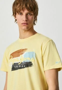 Pepe Jeans AEGIR - T-shirt Imprimé - Fresh Yellow 7 Pepe Jeans AEGIR - T-shirt Imprimé - Fresh Yellow -Pepe Jeans Soldes Magasin 00be0577d30e44149b3adeb96526406f