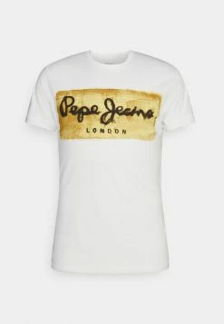 Pepe Jeans CHARING N - T-shirt Imprimé - White -Pepe Jeans Soldes Magasin 00ccad52b3a0480c98b01ce310fa3a10