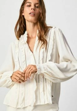 Pepe Jeans JAZMINE - Blouse - Blanco Off -Pepe Jeans Soldes Magasin 01768af6433f4f80a291f0e657f9595c