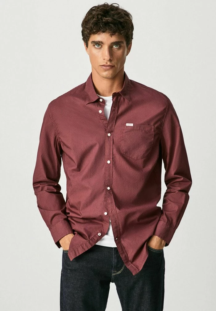 Pepe Jeans PETERS - Chemise - Red 1 Pepe Jeans PETERS - Chemise - Red