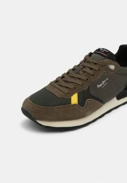 Pepe Jeans BRITT MAN URBAN - Baskets Basses - Khaki Green -Pepe Jeans Soldes Magasin 027e96f326fc4c17abd03859418c0807