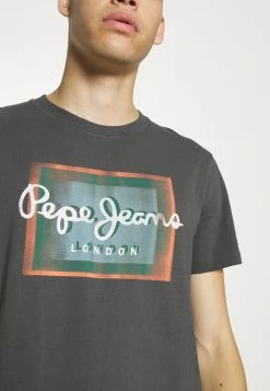 Pepe Jeans WESLEY - T-shirt Imprimé - Gunpowder -Pepe Jeans Soldes Magasin 041eb8e6059b4f6f8c0475d3e400109d