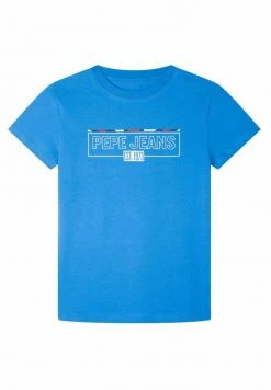 Pepe Jeans CASTIEL - T-shirt Imprimé - Blue