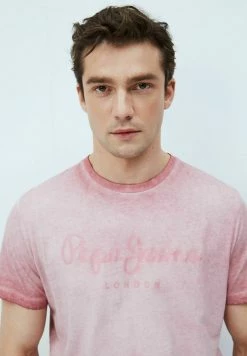 Pepe Jeans WEST SIR - T-shirt Imprimé - Pink -Pepe Jeans Soldes Magasin 05862b22948e4c6ab57e18d1655cc8e4