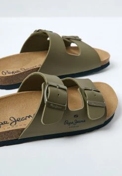 Pepe Jeans BIO CORP BOY - Mules - Green 10 Pepe Jeans BIO CORP BOY - Mules - Green -Pepe Jeans Soldes Magasin 05f10ad0591a43b7a0f56e5f6d349764