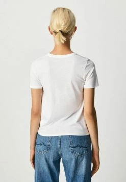 Pepe Jeans DAIA - T-shirt Imprimé - Blanco -Pepe Jeans Soldes Magasin 065a4bd695584e508a75d447b3701560
