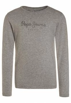 Pepe Jeans HANA GLITTER - T-shirt à Manches Longues - Grey Marl