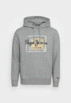 Pepe Jeans IÑAKI - Sweat à Capuche - Grey Marl -Pepe Jeans Soldes Magasin 071ba181906b46cdbb50e7b788987491
