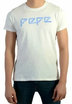 Pepe Jeans MARTIN - T-shirt Imprimé - Blanc