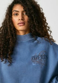 Pepe Jeans WOW - Sweatshirt - Blue -Pepe Jeans Soldes Magasin 0afb49fc51c44adda3d9dbb87acdf159