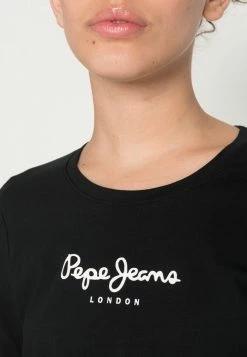 Pepe Jeans NEW VIRGINIA - T-shirt à Manches Longues - Black -Pepe Jeans Soldes Magasin 0b275671a77142bcb7cadbb0b0a317d8