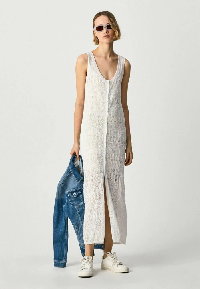 Pepe Jeans PATTY - Robe Pull - White 2 Pepe Jeans PATTY - Robe Pull - White – Image 2