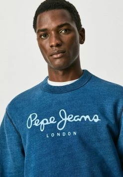 Pepe Jeans DINDIGO - Sweatshirt - Indigo Blau -Pepe Jeans Soldes Magasin 0cc6fa15dd7a4eb788bb082d46f62df8