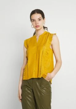 Pepe Jeans ISLA - T-shirt Imprimé - Ochre Yellow