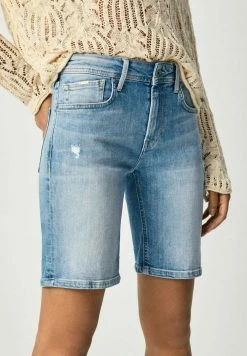 Pepe Jeans POPPY - Short En Jean - Denim -Pepe Jeans Soldes Magasin 10c7e7f46800458094b771e340639d92
