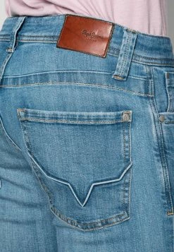 Pepe Jeans CASH WISER WASH - Jean Droit - Denim -Pepe Jeans Soldes Magasin 11b9be66a7504c579a7e441136fa5dcf