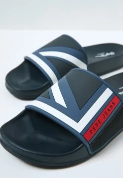 Pepe Jeans SLIDER FLAG - Chaussons - Azul Marino -Pepe Jeans Soldes Magasin 11daa5192cb74500b8358fe19cffdab8