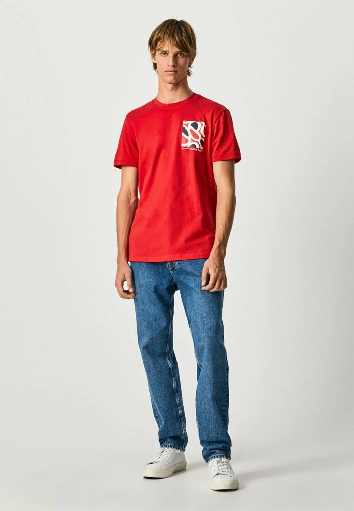 Pepe Jeans ALFORD - T-shirt Imprimé - Red 2 Pepe Jeans ALFORD - T-shirt Imprimé - Red – Image 2