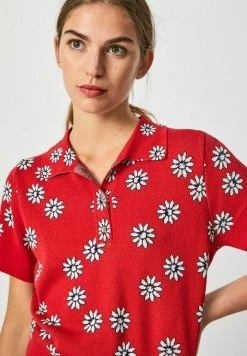 Pepe Jeans PRISCILLA - Polo - Royal Rot -Pepe Jeans Soldes Magasin 1223a78c96fc442f9da2bf40476445ee