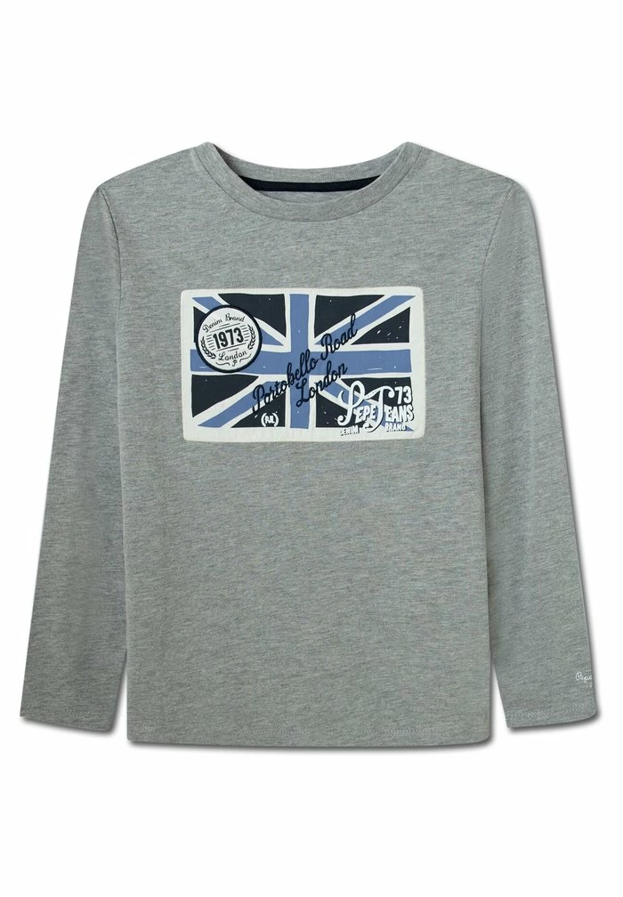 Pepe Jeans ALVIN - T-shirt à Manches Longues - Gris Marl 1 Pepe Jeans ALVIN - T-shirt à Manches Longues - Gris Marl