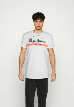 Pepe Jeans ABREL - T-shirt Imprimé - White