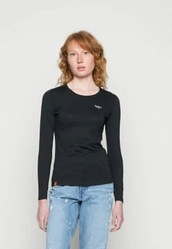 Pepe Jeans AMBERTA - T-shirt à Manches Longues - Black