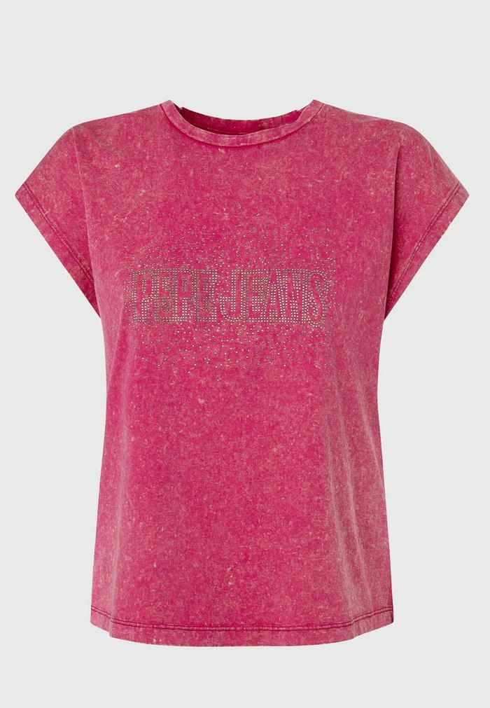 Pepe Jeans LOGO BON - T-shirt Imprimé - Orchid 3 Pepe Jeans LOGO BON - T-shirt Imprimé - Orchid – Image 3