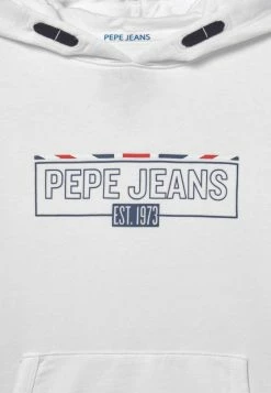 Pepe Jeans ETHAN - Sweatshirt - White -Pepe Jeans Soldes Magasin 1380dcaa131544c49bbbbbbbc25c927e