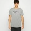 Pepe Jeans EGGO - T-shirt Imprimé - Grey Melange