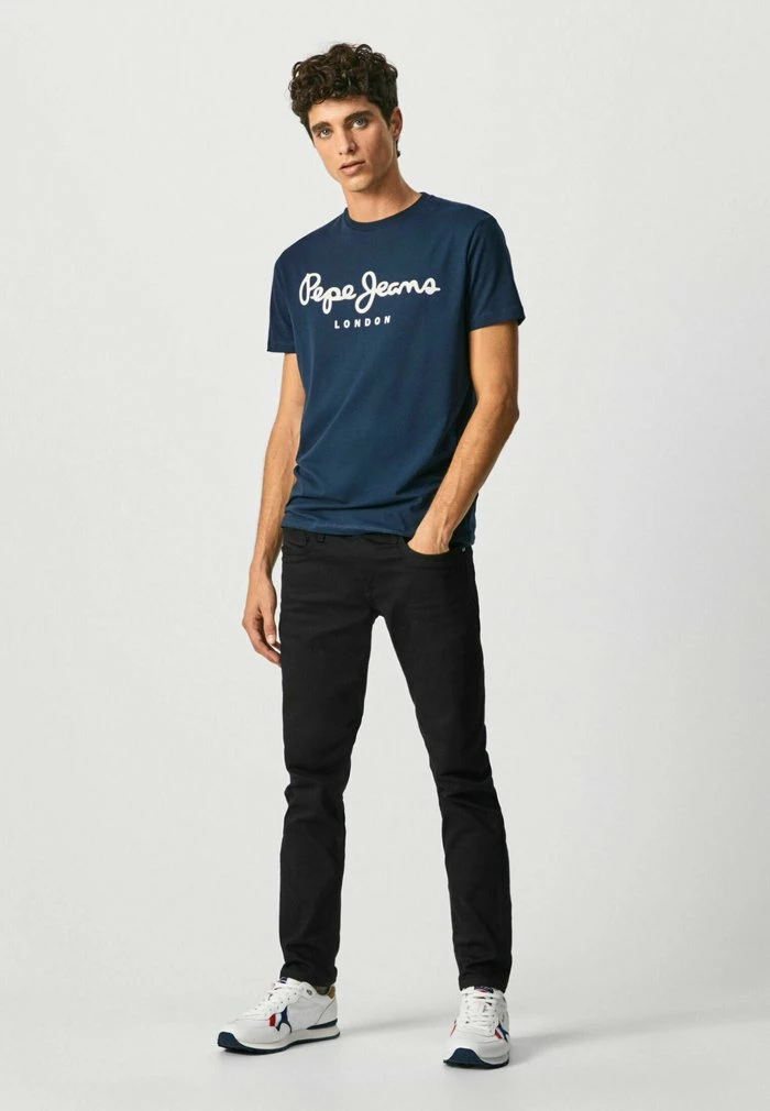 Pepe Jeans ORIGINAL STRETCH - T-shirt Imprimé - Azul Marino 2 Pepe Jeans ORIGINAL STRETCH - T-shirt Imprimé - Azul Marino – Image 2