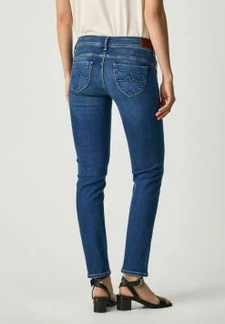Pepe Jeans NEW BROOKE - Jean Droit - Blue Denim -Pepe Jeans Soldes Magasin 157ce2bef0744454bc393ac10f51499f