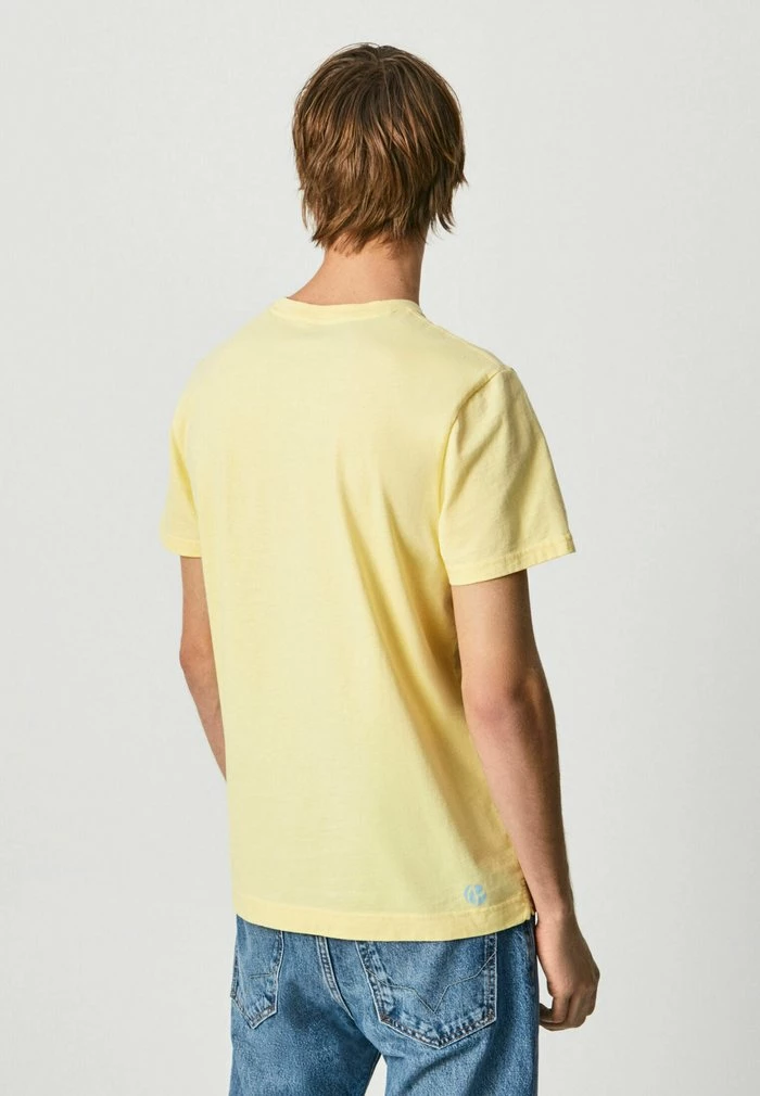 Pepe Jeans AEGIR - T-shirt Imprimé - Fresh Yellow 3 Pepe Jeans AEGIR - T-shirt Imprimé - Fresh Yellow – Image 3