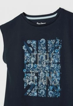 Pepe Jeans KEISHA - T-shirt Imprimé - Dark Blue -Pepe Jeans Soldes Magasin 169aae29f0a049219f5dcc4415776add