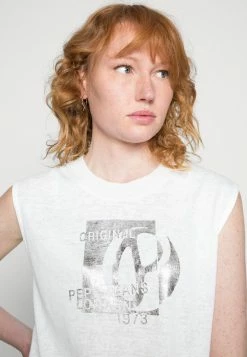 Pepe Jeans AVIS - T-shirt Imprimé - White -Pepe Jeans Soldes Magasin 17ad92cc83214134be363a4f88343053