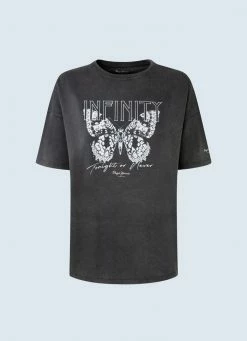 Pepe Jeans T-shirt Imprimé - Black -Pepe Jeans Soldes Magasin 19efe8c2d6094da49927d2a5194679e7