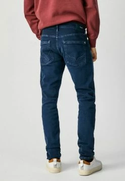 Pepe Jeans STANLEY - Jean Slim - Blue Denim -Pepe Jeans Soldes Magasin 1b75afbe375840cf91ab84cdcc1e1493