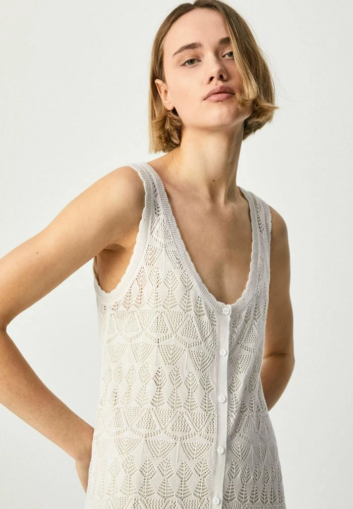 Pepe Jeans PATTY - Robe Pull - White 4 Pepe Jeans PATTY - Robe Pull - White – Image 4