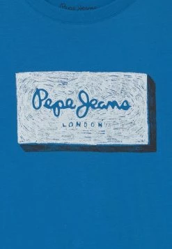 Pepe Jeans ASIER - T-shirt à Manches Longues - Ultra Blue -Pepe Jeans Soldes Magasin 1cdd0fd26e95440284c8d9fd921dfcb0