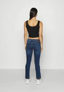 Pepe Jeans KATHA - Jean Slim - Dark-blue Denim -Pepe Jeans Soldes Magasin 1d0a65ce55124e468becb95ca460eb8a