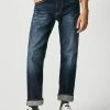 Pepe Jeans KINGSTON ZIP - Jean Droit - Blue Denim