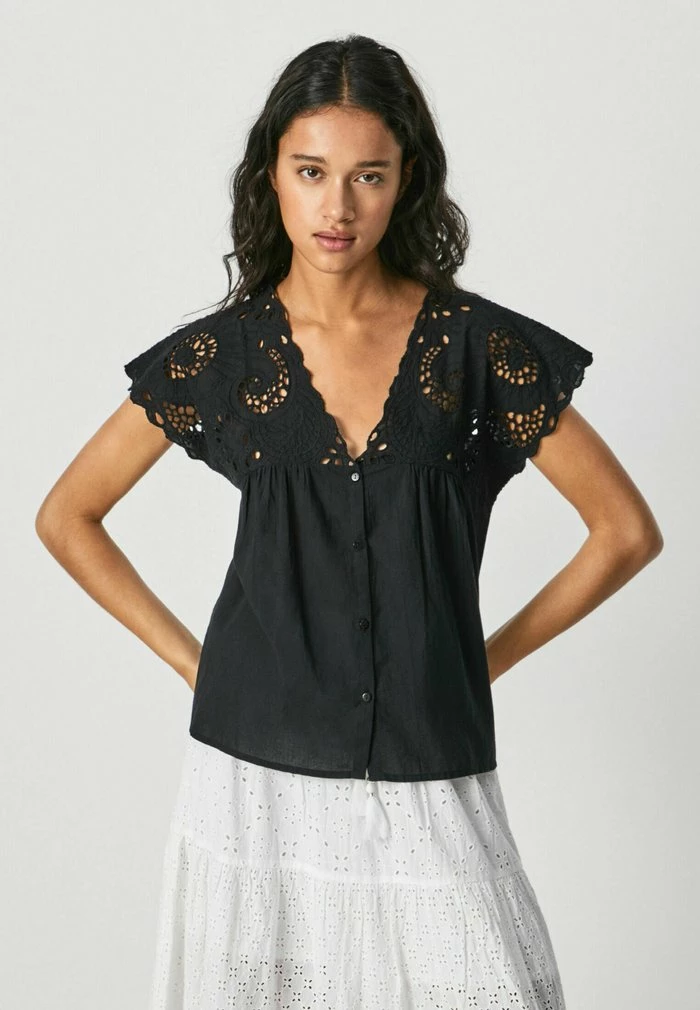 Pepe Jeans NARA - Blouse - Black 1 Pepe Jeans NARA - Blouse - Black