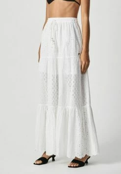 Pepe Jeans JODIE - Jupe Trapèze - Blanco