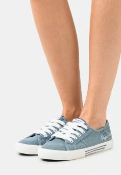 Pepe Jeans BRADY LOGO - Baskets Basses - Factory Blue