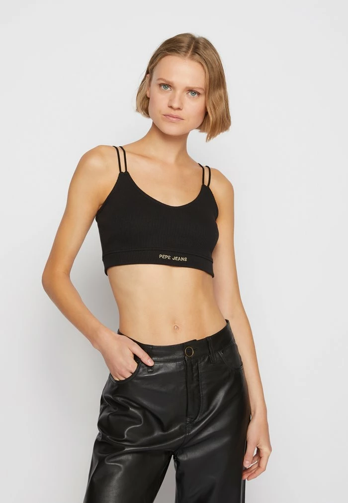 Pepe Jeans ASTRID - Débardeur - Black 1 Pepe Jeans ASTRID - Débardeur - Black