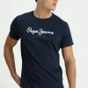 Pepe Jeans EGGO - T-shirt Imprimé - Dark Blue