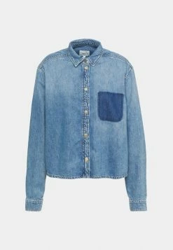 Pepe Jeans JENNER - Chemisier - Ocean Blue Vintage Wash -Pepe Jeans Soldes Magasin 217f2e0e9c27405c85ad23f31ad9badc