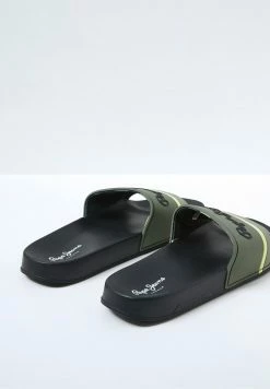 Pepe Jeans PORTOBELLO - Sandales De Bain - Verde Caqui 9 Pepe Jeans PORTOBELLO - Sandales De Bain - Verde Caqui -Pepe Jeans Soldes Magasin 22071ee341aa4784bcf477fc28d1bd75