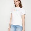 Pepe Jeans SYLVIA - T-shirt Imprimé - White